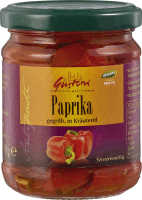 Artikelbild: Paprika gegrillt, in Kräuteröl <strong>ausgelistet vom Lieferant am: 26.08.2025</strong>
