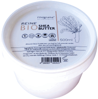 Artikelbild: FINigrana® SheaBurkina, 100% Reine Bio-Sheabutter, 500ml in PE-Dose 