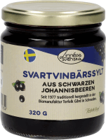 Artikelbild: Svartvinbärssylt, Fruchtaufstrich aus Schwarze Johannisbeeren, kbA