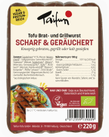 Artikelbild: Tofu Brat- und Grillwurst Scharf & Geräuchert