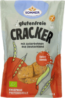 Artikelbild: glutenfreie Cracker mit Ackerbohnen Spicy Seeds