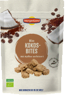 Artikelbild: Bio Kokos Bites Kaffee