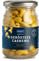 Artikelbild: Cashews geröstet  mit Curry im Pfandglas