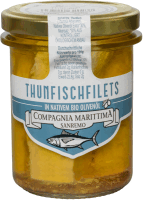 Artikelbild: Thunfisch-Filets am Stück in nativem Bio-Olivenöl schonend gegart