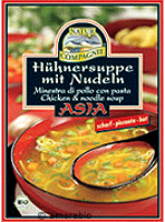 ASIA Hühnersuppe mit Nudeln