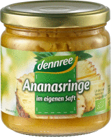 Ananas-Ringe im, eigenen Saft