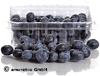 Heidelbeeren in der Schale