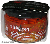 Gegrillte rote Paprika in Oliven�l