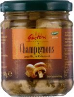 Champignons gegrillt, in Kräuteröl