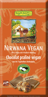 Artikelbild: Nirwana Vegan Schokolade mit Praliné-Füllung HIH