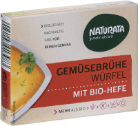 Gem�se-Br�hw�rfel mit Bio-Hefe ohne Palm�l