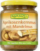 Aprikosenkernmus 50% mit Mandelmus 50%