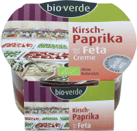 Kirsch-Paprika mit Feta Creme, ohne Kuhmilch