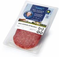 Cervelatwurst, geschnitten