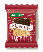 Ama. Mais-Waffeln mit Zartbitterschokolade