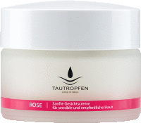 Rose, Sanfte Gesichtscreme f�r sensible und empfindliche Haut