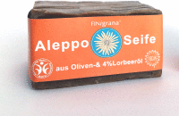 Artikelbild: FINigrana Aleppo Seife,  Olive & 4% Lorbeeröl traditionell handgeschnitten