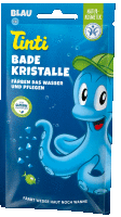 Badekristalle blau