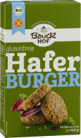 Haferburger glutenfrei Bio