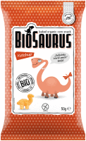 Artikelbild: BioSaurus Bio Snack aus Mais Ketchup 50g