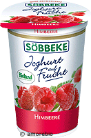 Bio Joghurt mild auf Himbeere