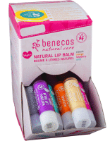 benecos Lip Balm Box mit Vanille & Cassis