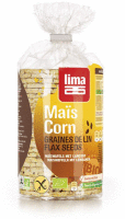 D�nne Maiswaffeln mit Leinsamen