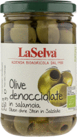 Artikelbild: Grüne Oliven ohne Stein in Salzlake