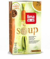 Gartengemsesuppe mit Quinoa