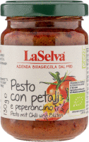 Artikelbild: Pesto mit Chili und Blüten - Tomaten Würzpaste