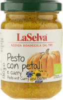 Artikelbild: Pesto mit Curry und Blüten - Kürbis Würzpaste