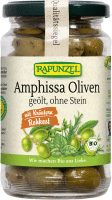 Artikelbild: Oliven Amphissa mit Kräutern, ohne Stein geölt
