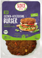 Artikelbild: Bio Quinoa-Ackerbohne Burger