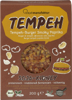 Artikelbild: Tempeh-Burger Smoky Paprika