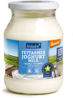 Artikelbild: Fettarmer Joghurt mild im Glas, 1,8 % Fett, Demeter