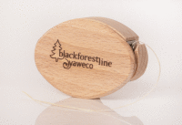 Artikelbild: yaweco Black Forest Line Zahnseidenbox aus Holz von heimischen Hölzern