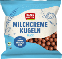 Artikelbild: Milchcreme-Kugeln mit Dinkel-Knusper-Kern